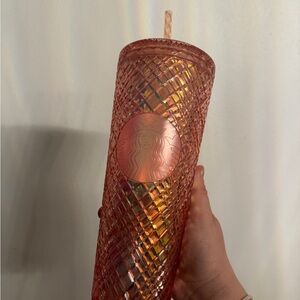 Starbucks Radiant Pink Tumbler with Straw